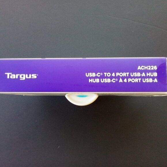 USB-C  TO  4 PORT USB-A HUB , 3.0 PORTS, MAX 5 GBPS , MAX 900mA  MODEL # ACH226 - Picture 4 of 9